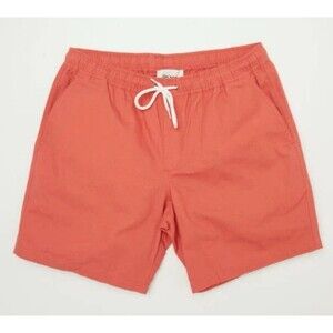Create UNISON Cotton Drawstring  Shorts In Burnt Orange Sz 2XL New